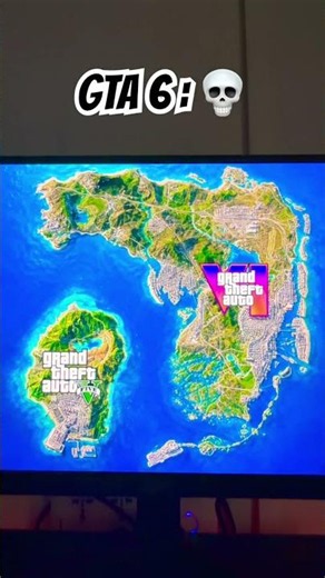 GTA 5 vs GTA 6 Map 🤯 You Won’t Believe the Difference #gta6 #gta6leaks