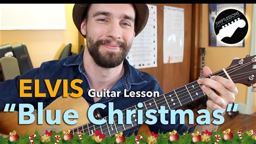 🎄How about a little Christmas with the King? In this lesson from the Swiftlessons archive, I've broken down how to play Elvis Presley's 1964 classic "Blue Christmas." Together we'll learn to employ basic blues chord shapes, a swinging strumming pattern, and walking riffs between the changes. Let's get started! -Rob 🎸Download my Printable Chord Sheet at: https://www.patreon.com/posts/7392802 #elvispresley #elvis #christmassongs #learnguitar #guitartutorial #guitarsongs #guitarlessons #christmas