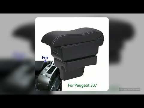 For Peugeot 307 Armrest Box For Peugeot 307 Car Armrest Car Accessories Auto Storage Box heighten In