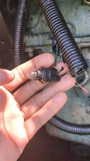 Generator alternator and oil sending unit connection