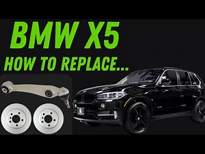 LOWER CONTROL ARMS AND FRONT BRAKES ON 2016 BMW X5 - MOBILE MECHANIC