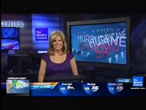 Hurricane Sandy Weather Channel Coverage Clip 12