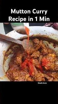 Mutton Curry Recipe for Home