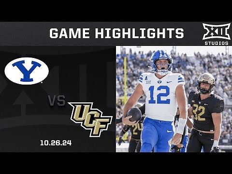 BYU vs. UCF Highlights | 2024 Big 12 Football