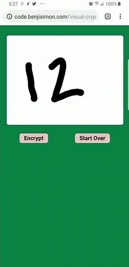 Demo of Visual Cryptography