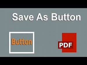 How to Create a Save As button in Adobe Acrobat Pro PDF