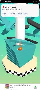 stack 3D Ball game play#viralvideo #stackball #shortsvideo #shortsfeed