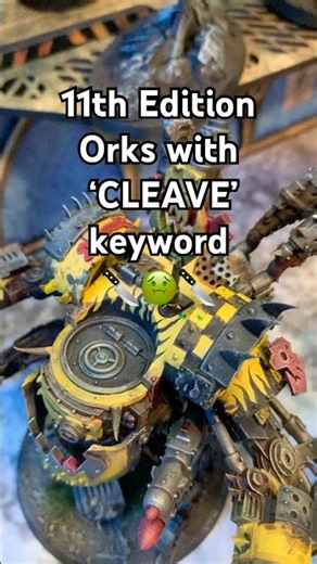 11th Edition! ORK BOSS CLEAVES AELDARI — Brutal Combat! #warhammer40k #orks #warhammer #combatpatrol
