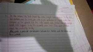 4 In the lesson 'His hist Flight' the little seagull was afraid... | Filo