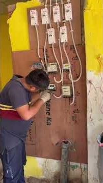 Part 2 - Existing Meter install#electrical #short videos