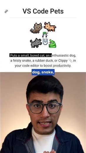 Cute Cats and Dogs in VS Code 🐱🐶 #developer #vscode #coding #aesthetic