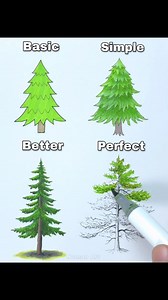 41K views · 650 reactions | Pine Tree Drawing #art #drawing #artist | Noman Art | Facebook