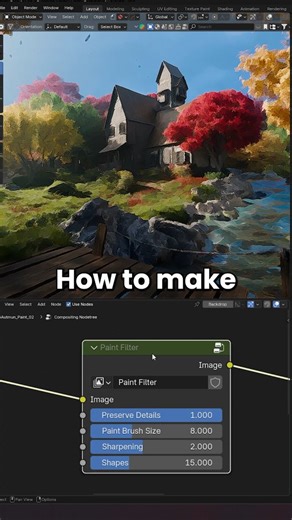 Simon Zhang on Instagram: "How make a paint filter in blender"