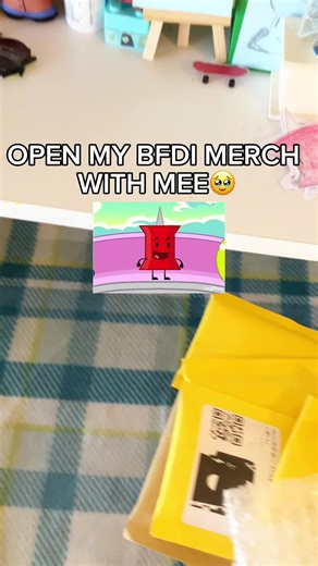 OPENING BFDI MERCH I GOT YAY! I’m so happy I love them all so much ahhhh #bfdia #tpot #bfdie #bfdi #creatorsearchinsights i bet you can’t tell who’s my favorite hehe, I got everything from woocry btw :D