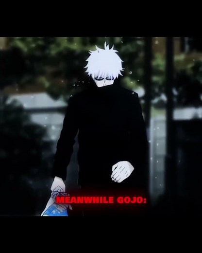 Gojo Flexes Infinity in the Rain 💧🔥 | Jujutsu Kaisen Edit | Coldest Anime Scene Ever [4K]