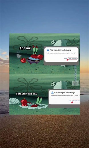 Siapa dulu kebiasaan download file gini 🗿 #memes #meme #memecringe #memengakakkocak #funny