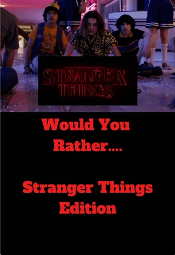Would you rather… Stranger Things edition 👀 Steve or Robin? Dustin or Max? Eleven or Hopper? Drop your picks below ⬇️ #StrangerThings #WouldYouRather #SteveHarrington #RobinBuckley #idrlabstest