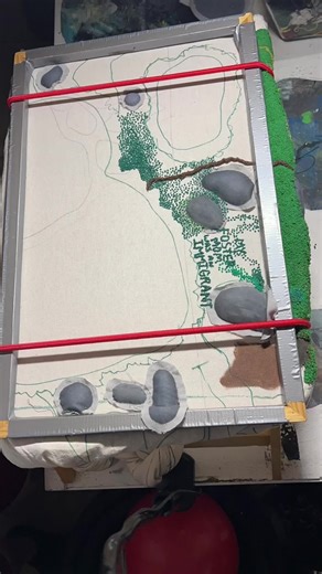 Tonight’s progress in 19 seconds #embroidery