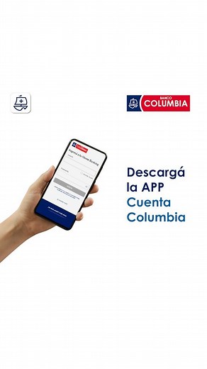 ¡Tu banco en la palma de tu mano! 🤚 Con la APP Cuenta Columbia, operar es fácil y conveniente, las 24 horas, desde donde estés 🌎 Descubrí todas las transacciones que podés hacer en nuestra plataforma Home Banking: ✅ Realizá transferencias inmediatas. ✅ Consultá el saldo y movimientos de tus cuentas. ✅ Pagá tus impuestos y servicios. ✅ Recargá tu SUBE o celular. ✅ Consultá tus consumos y resúmenes de Tarjeta de Crédito. Gestioná tus finanzas de manera rápida y segura. Descargá nuestra APP Cuent