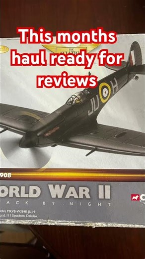 Aircraft ready to review #corgi #hobbymaster #dragonwings #spitfire #me109