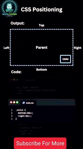 CSS Positioning Explained ⚡ Fixed, Absolute, Relative in 30s 😱