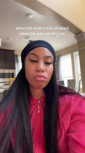 Humorous Reaction to an Awkward Moment in the Kitchen