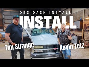 OBS Dash Installation | Chevy with Kevin Tetz and Tim Strange How-To in Detail