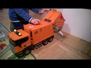 Bruder 3560 scania garbage truck - play guide - incinerator