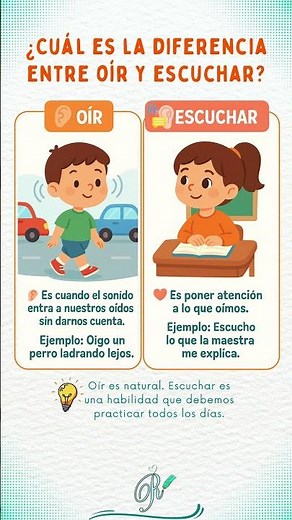 🙉 ¿Cuál es la diferencia entre oír y escuchar? 👂