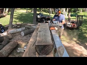 How to Cut Logs on a Logosol that are Shorter than the Log Lifters #sawmill #chainsawmill
