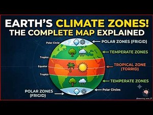 The Complete Map of Earth's Climate Zones Explained! 🗺️