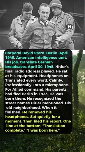 He Translated Hitler's Last Radio Address — While Hiding the Fact He Was Jewish