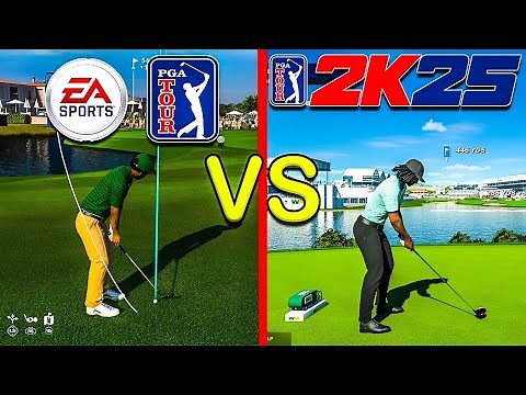 PGA Tour 2K25 VS EA PGA Tour Gameplay Comparison
