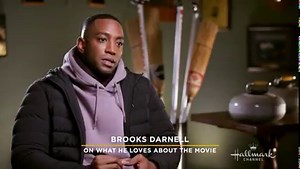 Brooks Darnell is here to chat about his favorite part of starring in this Saturday's 9/8c Premiere, "A Winter Getaway." | Hallmark Channel