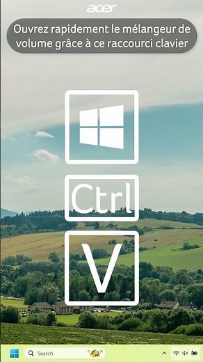 Ouvrir rapidement le mélangeur de volume avec ce raccourci clavier