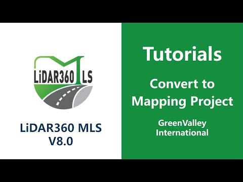 Geo Process | 4.Convert to Mapping Project - LiDAR Software Tutorial