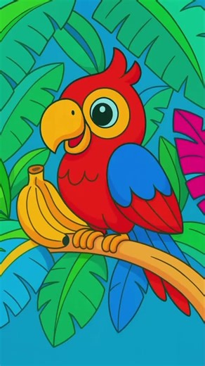 Jungle Animals Adventure Coloring Book for Kids – 20 Pages Printable PDF - Etsy