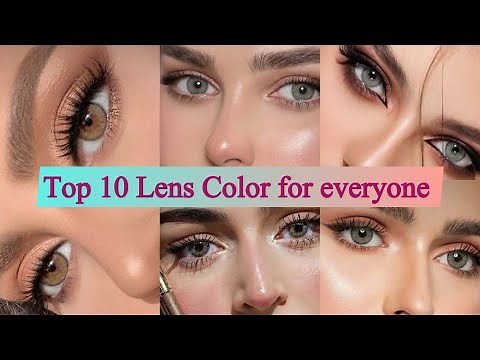 Top 10 Colored Contact Lens Shades for everyone | Beautiful Lens Color that everyone can use