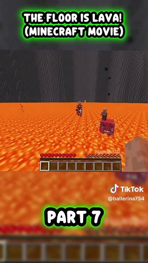 Minecraft Movie: The Floor Is Lava Challenge