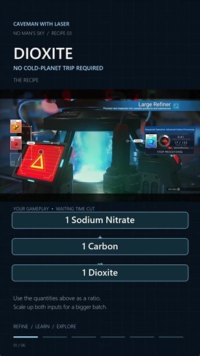 How to Make Dioxite in No Man’s Sky | Refiner Recipes
