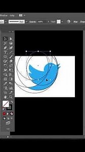 Twitter Logo Tracing in Adobe Illustrator