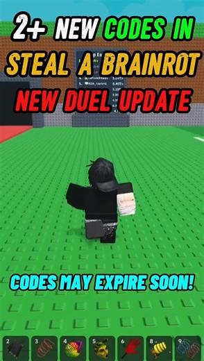 ALL WORKING DUEL UPDATE CODES FOR STEAL A BRAINROT ROBLOX IN JANUARY 2026 | STEAL A BRAINROT CODES