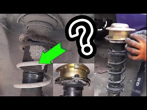 Shock Absorber assembly// dismantle, assemble, replace shock mounting