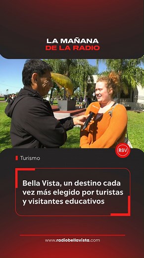 🔴 Bella Vista, un destino cada vez más elegido por turistas y visitantes educativo - Bella Vista sigue consolidándose como uno de los destinos más elegidos del interior correntino. En un informe especial emitido por CABLEINFORMA, se destacó la importante cantidad de visitas que la ciudad recibió en la jornada de hoy, con la presencia de turistas, estudiantes, un ciclista viajero y una alumna extranjera de intercambio. - 🔗 https://radiobellavista.com/bella-vista-un-destino-cada-vez-mas-elegido-