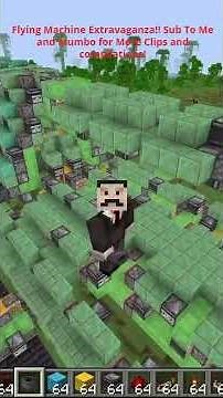 FLYING MACHINE IN A FLYING MACHINE? - Mumbo Redstone Moments