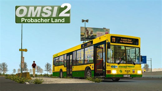 【巴士模拟2】#326 Probacher Land|体验富有年代感的工业小镇地图 | 曼恩 MAN EN92