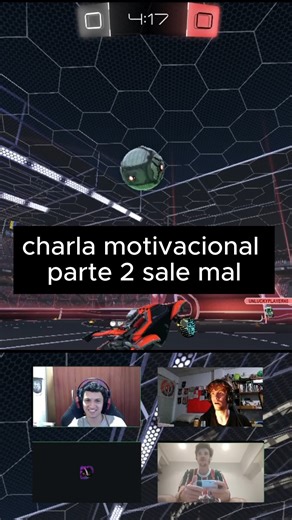 Colófobos on Instagram: "charla moticacional male sal | ROCKET LEAGUE 1 Al hermano de Shadoune se le lengua en un traba. Rocket League es un videojuego competitivo que combina fútbol y conducción en un entorno dinámico y frenético. Los jugadores controlan autos propulsados por cohetes y compiten en equipos para golpear una pelota gigante e intentar marcar goles en el arco rival. El juego se destaca por su física realista, que hace que cada rebote, salto y choque dependa de la habilidad del jugad