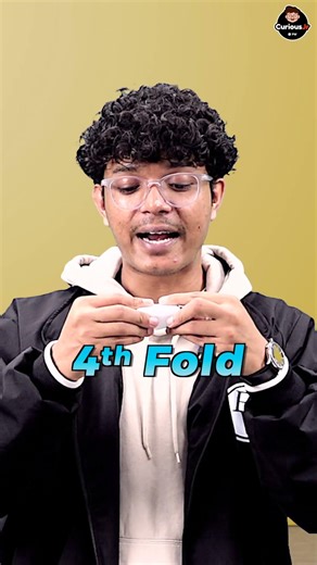 You cannot fold A4 size paper more than 7 times! #PaperFolding #MathsFacts #MathsShorts