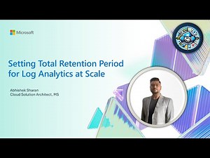 Setting Total Retention Period for Log Analytics tables at scale | Abhishek Sharan