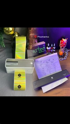 New Arrival!Printing Christmas packing labels with Phomemo 241BT